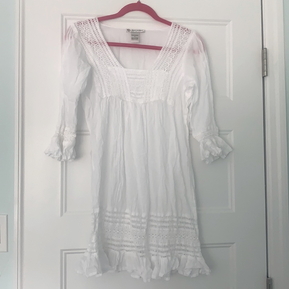 Swim cover up white size S